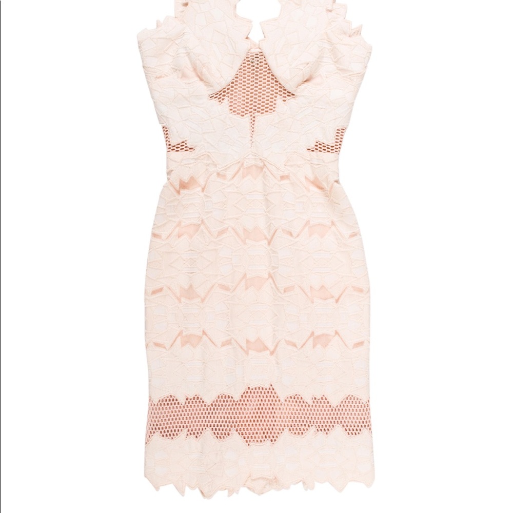 Jonathan Simkhai mesh off white dress